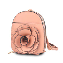 Load image into Gallery viewer, Mauve Pink Flower Mini Backpack
