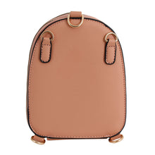 Load image into Gallery viewer, Mauve Pink Flower Mini Backpack
