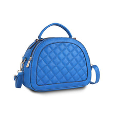 Load image into Gallery viewer, Blue Quilted Canteen Bag
