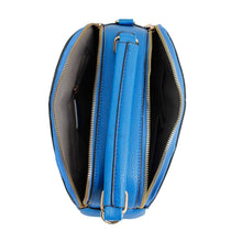 Load image into Gallery viewer, Blue Quilted Canteen Bag
