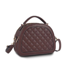 Load image into Gallery viewer, Brown Quilted Canteen Bag
