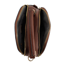 Load image into Gallery viewer, Brown Quilted Canteen Bag
