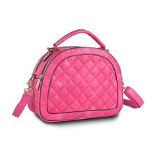 Load image into Gallery viewer, Fuchsia Quilted Canteen Bag
