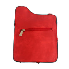 Load image into Gallery viewer, Red Saddle Crossbody Bag
