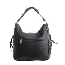 Load image into Gallery viewer, Black Studded Hobo Bag
