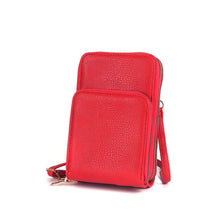 Load image into Gallery viewer, Red Triple Pocket Crossbody
