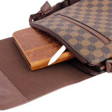 Load image into Gallery viewer, Brown Monogram Flap Crossbody
