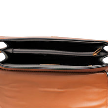 Load image into Gallery viewer, Camel Quilted Square Satchel
