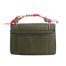 Load image into Gallery viewer, Olive Quilted Scarf Crossbody

