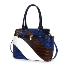 Load image into Gallery viewer, Blue Croc Kelly Tote Bag
