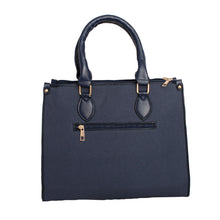 Load image into Gallery viewer, Purse Blue Pebble Grain Satchel Handbag for Women
