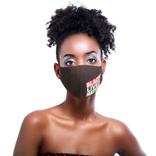 Load image into Gallery viewer, Multi Color Print BLACK LIVES MATTER Mask
