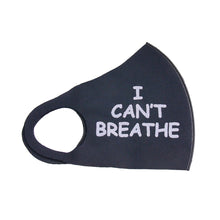 Load image into Gallery viewer, Gray Print I CAN'T BREATH Mask
