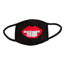 Load image into Gallery viewer, Black Goofy Mouth Mask
