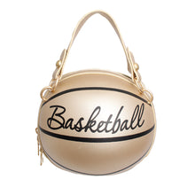 Load image into Gallery viewer, Clutch Gold Basketball Bag for Women
