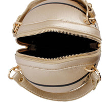 Load image into Gallery viewer, Clutch Gold Basketball Bag for Women
