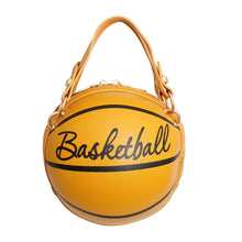 Load image into Gallery viewer, Clutch Mustard Brown Basketball Bag for Women
