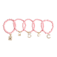 Load image into Gallery viewer, Matte Pink Boutique Charm Bracelets
