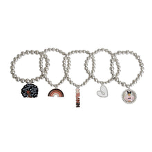 Load image into Gallery viewer, Silver Melanin Poppin Bracelets
