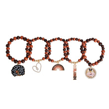 Load image into Gallery viewer, Wood Melanin Poppin Bracelets
