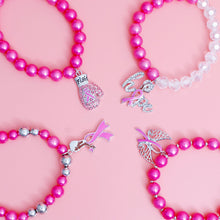 Load image into Gallery viewer, Pink Pearl Cancer Charm Bracelets
