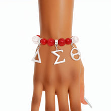 Load image into Gallery viewer, Bracelet Red Bead Delta Charm Bracelet for Women
