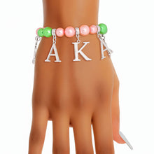Load image into Gallery viewer, Pink Green Pearl AKA Bracelet
