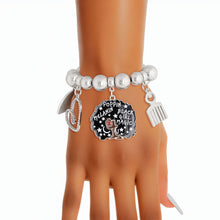 Load image into Gallery viewer, Silver Melanin Bracelet
