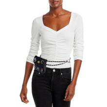 Load image into Gallery viewer, Quilted Black and Silver Mini Bag
