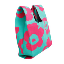 Load image into Gallery viewer, Purse Pink Green Flower Handbag For Women
