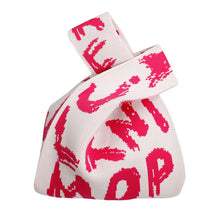 Load image into Gallery viewer, Purse Pink White Graffiti Handbag For Women
