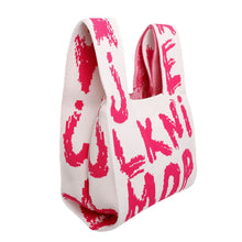 Load image into Gallery viewer, Purse Pink White Graffiti Handbag For Women
