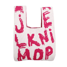 Load image into Gallery viewer, Purse Pink White Graffiti Handbag For Women
