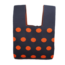 Load image into Gallery viewer, Purse Navy Polka Dot Handbag For Women
