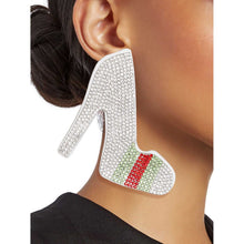 Load image into Gallery viewer, White High Heel Studs
