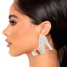 Load image into Gallery viewer, White High Heel Studs
