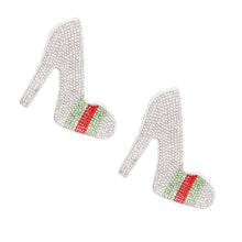 Load image into Gallery viewer, White High Heel Studs
