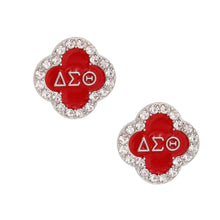 Load image into Gallery viewer, Red Sorority Studs
