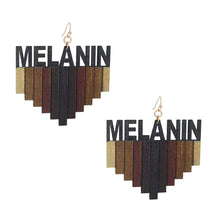 Load image into Gallery viewer, Wood Melanin Earrings
