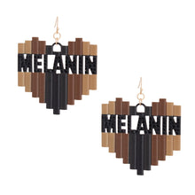 Load image into Gallery viewer, Metal Melanin Earrings
