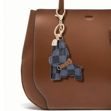 Load image into Gallery viewer, Checkered Dog Keychain Clip
