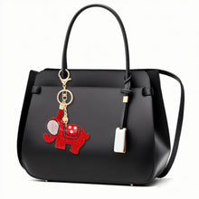 Load image into Gallery viewer, Red Elephant Keychain Clip
