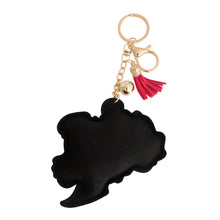 Load image into Gallery viewer, Pink Headband Woman Keychain
