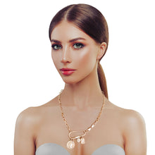 Load image into Gallery viewer, Gold Coin Screw Carabiner Chain
