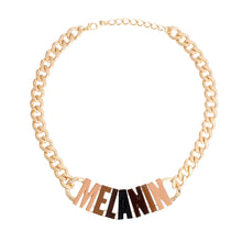 Load image into Gallery viewer, MELANIN Gold Chain Choker
