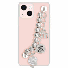 Load image into Gallery viewer, Silver Black Girl Magic Phone Strap
