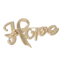 Load image into Gallery viewer, Light Pink Ribbon Hope Brooch
