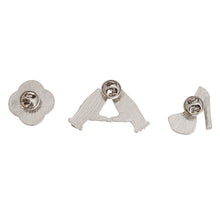 Load image into Gallery viewer, Red White 3 Pcs Sorority Pins
