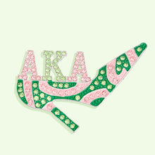 Load image into Gallery viewer, Brooch Alpha Kappa Sorority Heel Pin for Women
