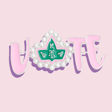 Load image into Gallery viewer, Brooch Alpha Kappa Vote Sorority Pin for Women
